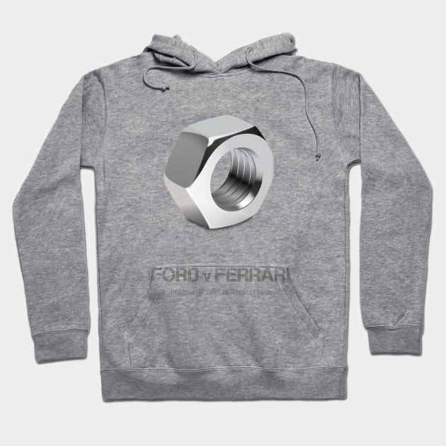 Ford v Ferrari - Alternative Movie Poster Hoodie by MoviePosterBoy